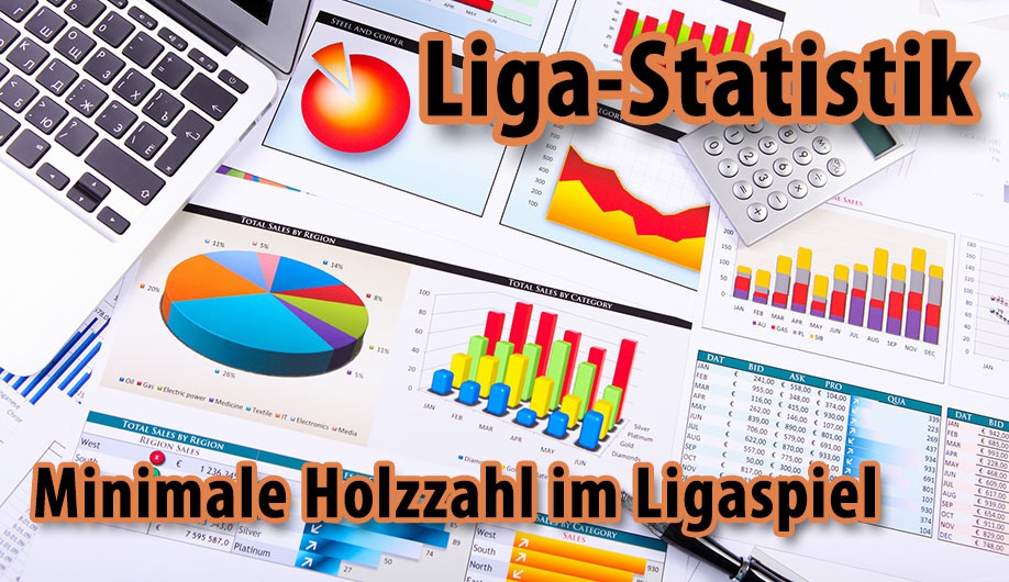 Liga-Statistik - Niedrigste Holzzahl in einem Spiel