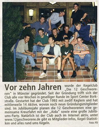 Bericht MZ - 10 Jahre 12 Geschworene Bericht MZ - 10 Jahre 12 Geschworene